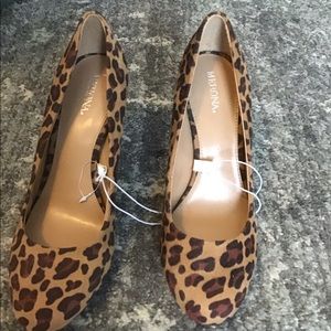 Leopard Print Block Heels